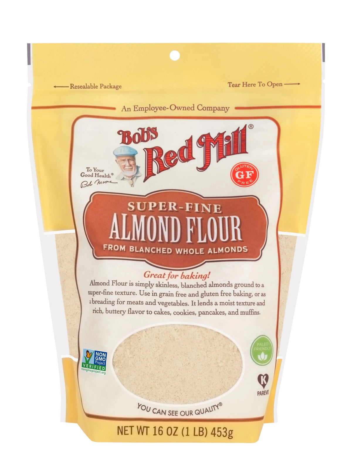 Bob's Red Mill Super Fine Almond Flour Blanched 453gm