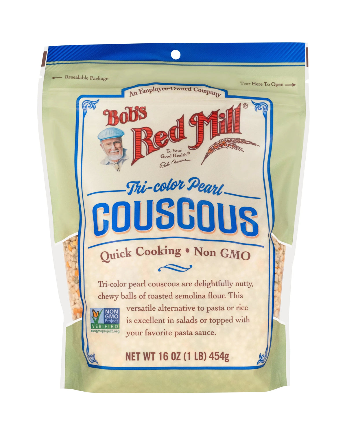 Bob's Red Mill Tri- Color Pearl Couscous, Non-GMO 454gm
