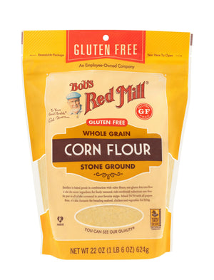 Bob's Red Mill Whole Grain Corn Flour, Gluten Free, 624gm