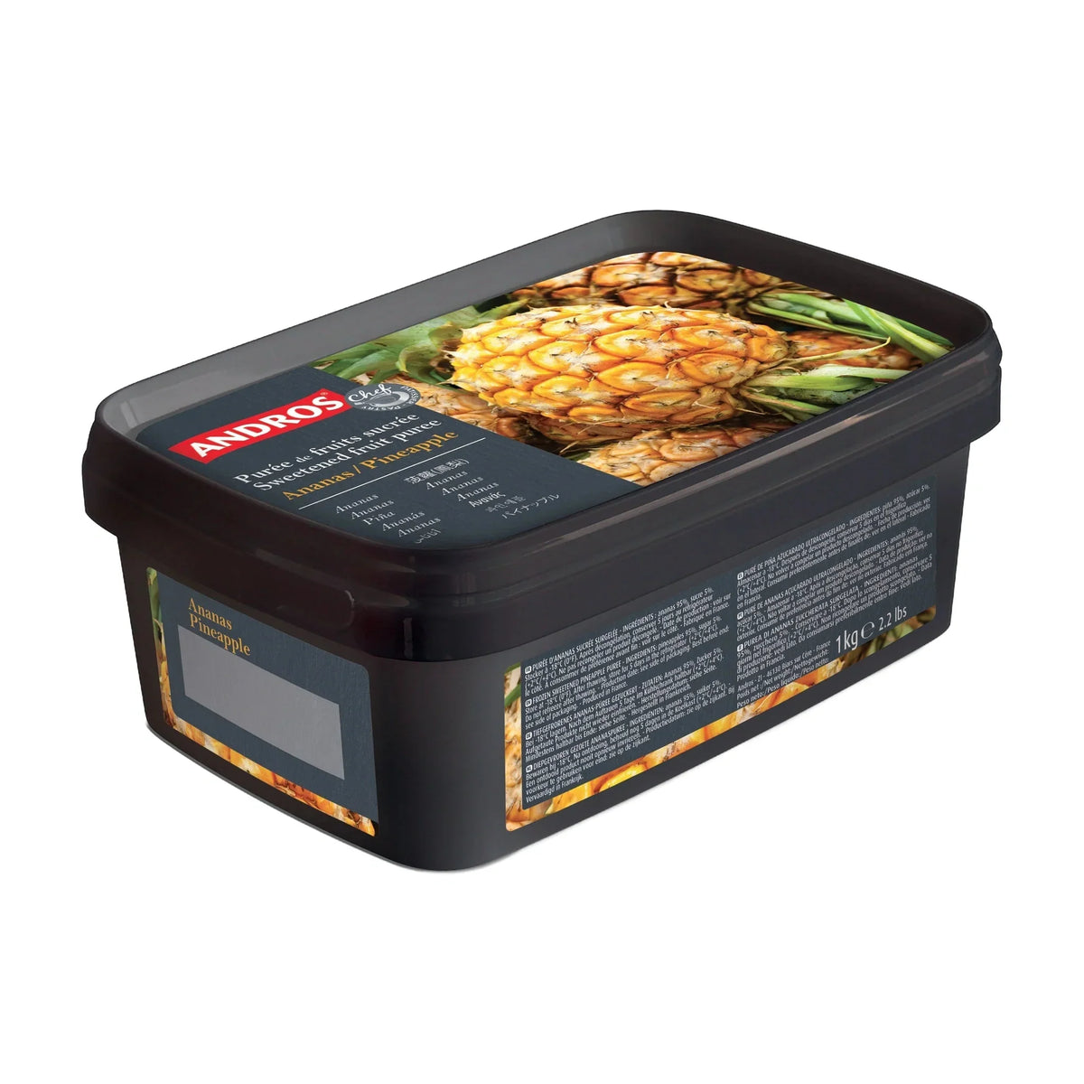 Andros Chef Frozen Pineapple Puree 1Kg