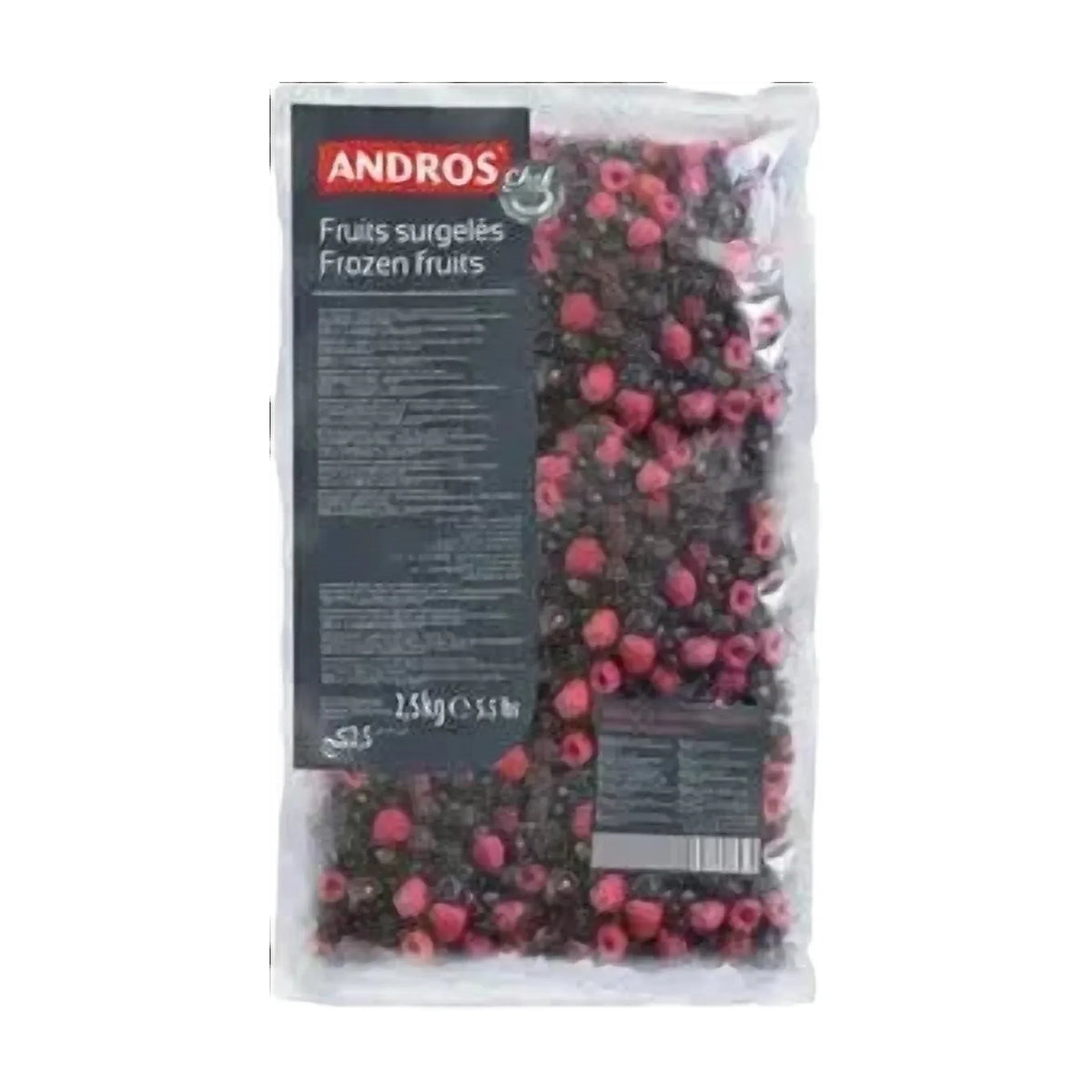 Andros Chef Frozen Mixed Berries, 2.5 kg