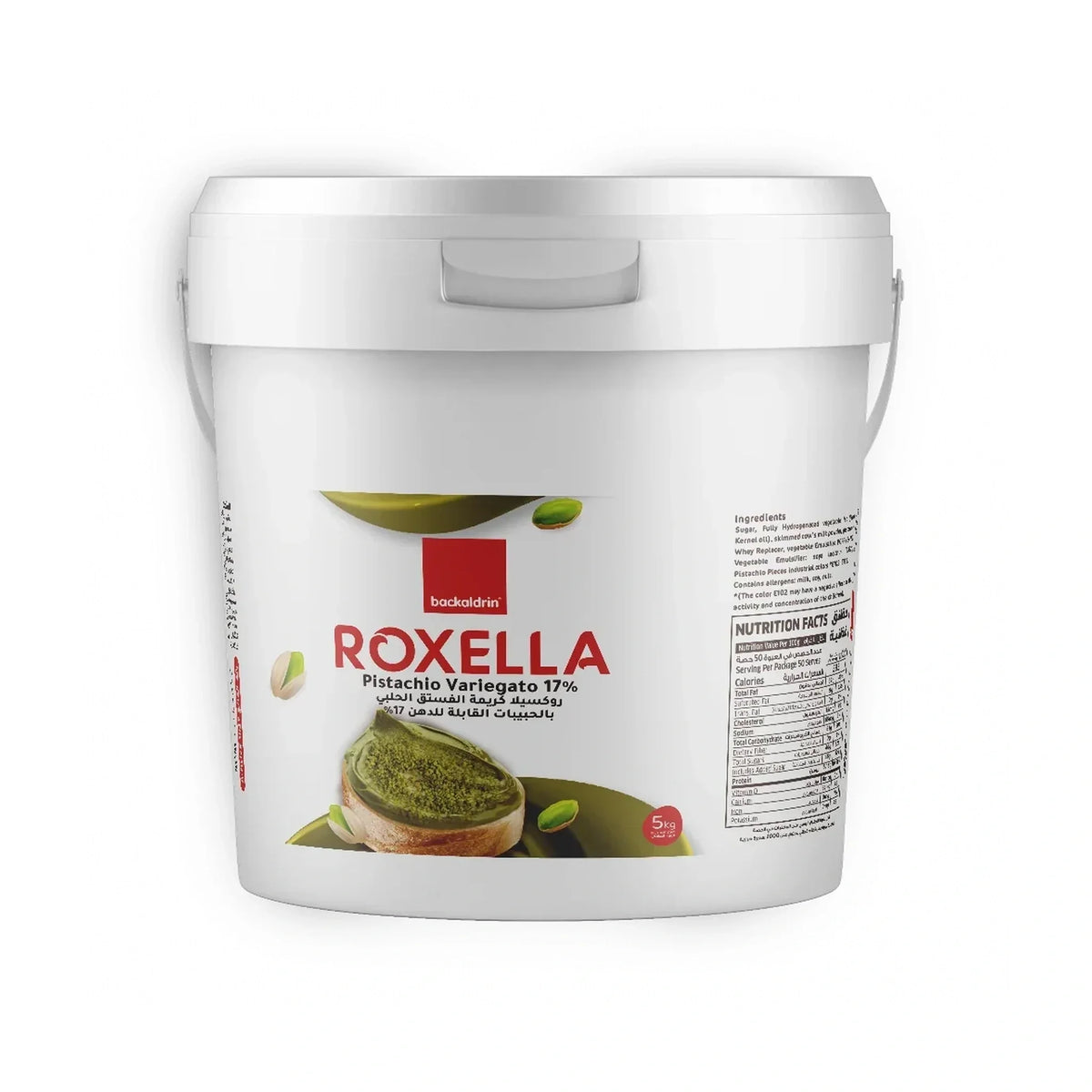 Backaldrin Roxella Pistachio Variegato, 5 kg