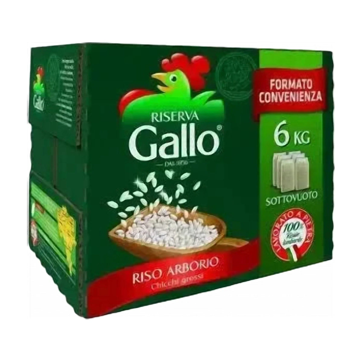 Riso Gallo Valigetta Arborio 6 x 1kg