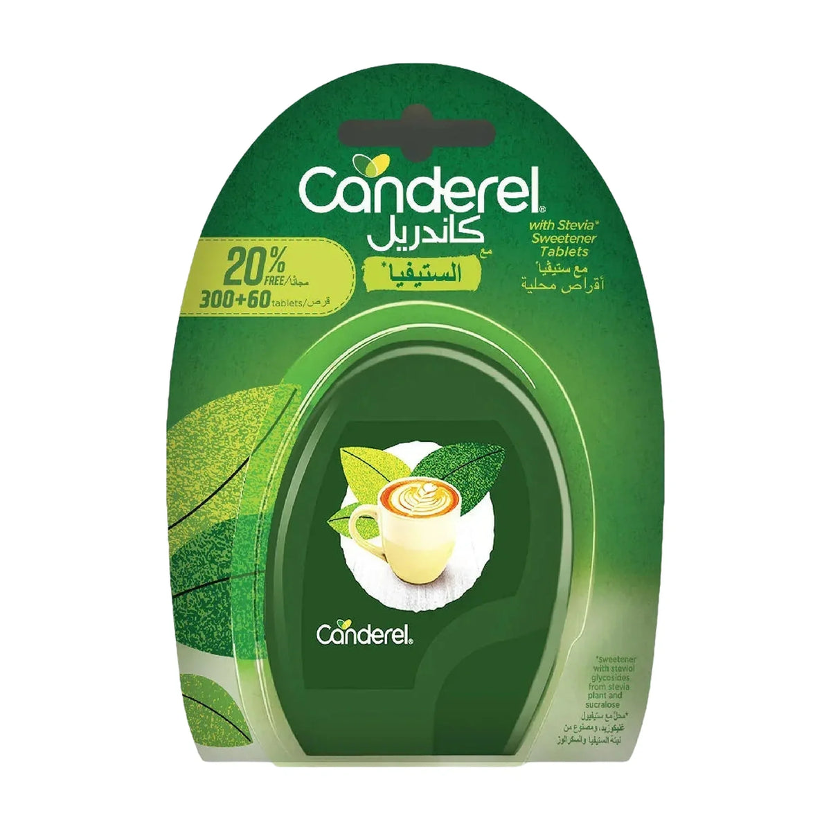 Canderel with Stevia Sweetener, 360 Tablets