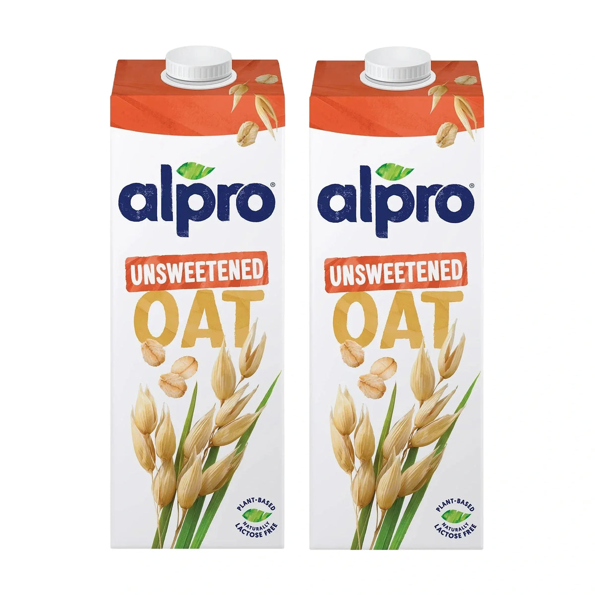 Alpro No Sugars Oat Drink, 2 × 1 L