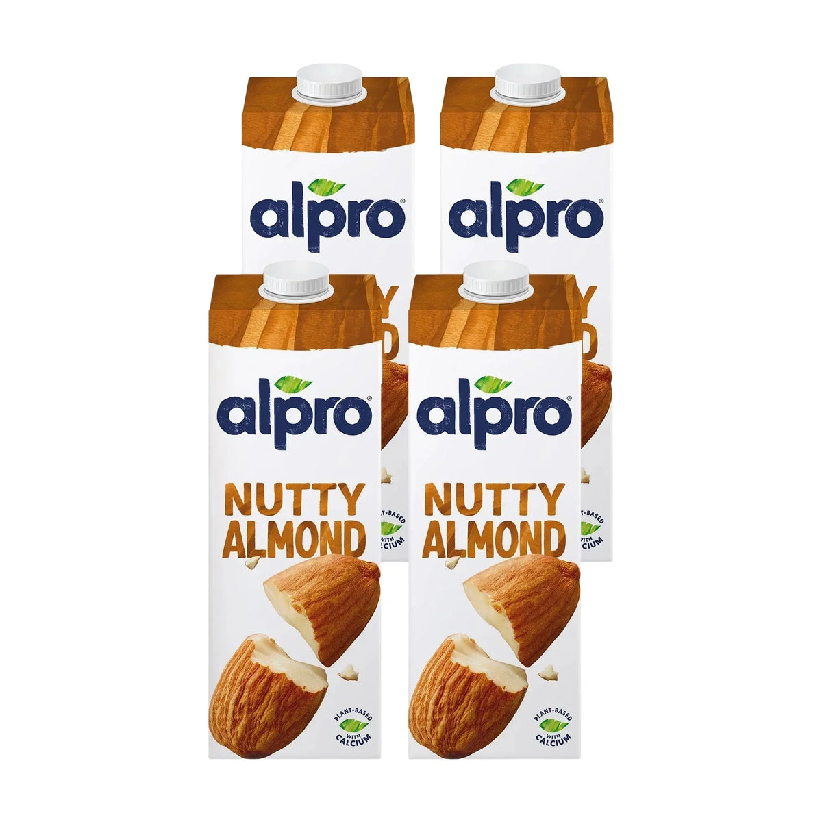 Alpro Almond Drink, 1 L or Four-Pack