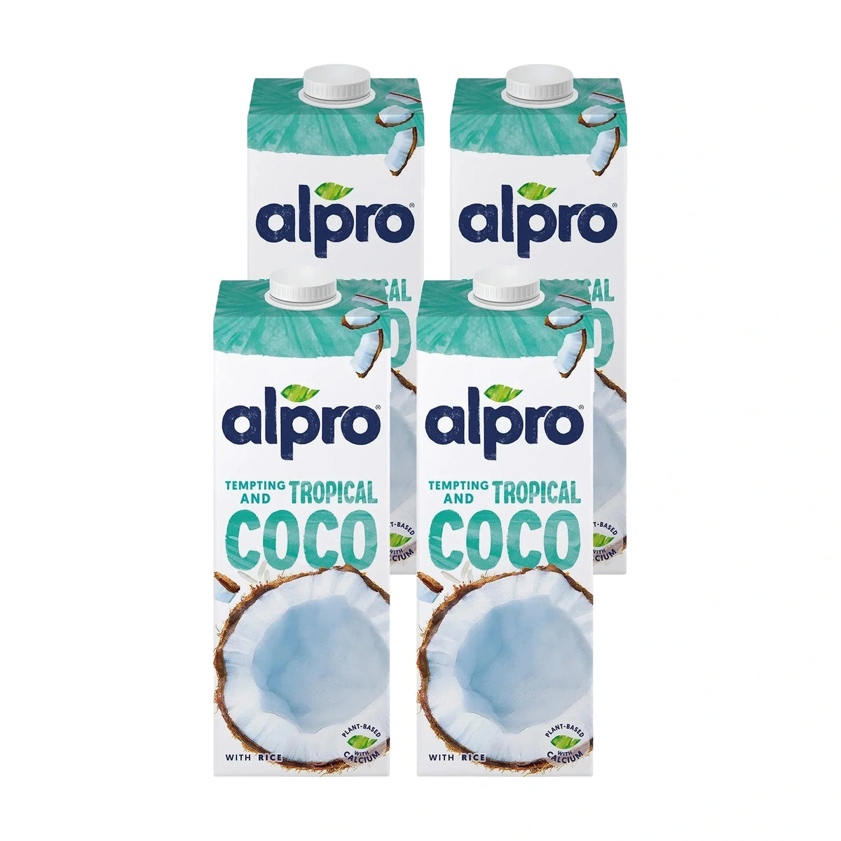 Alpro Coconut Drink, 1 L or Four-Pack