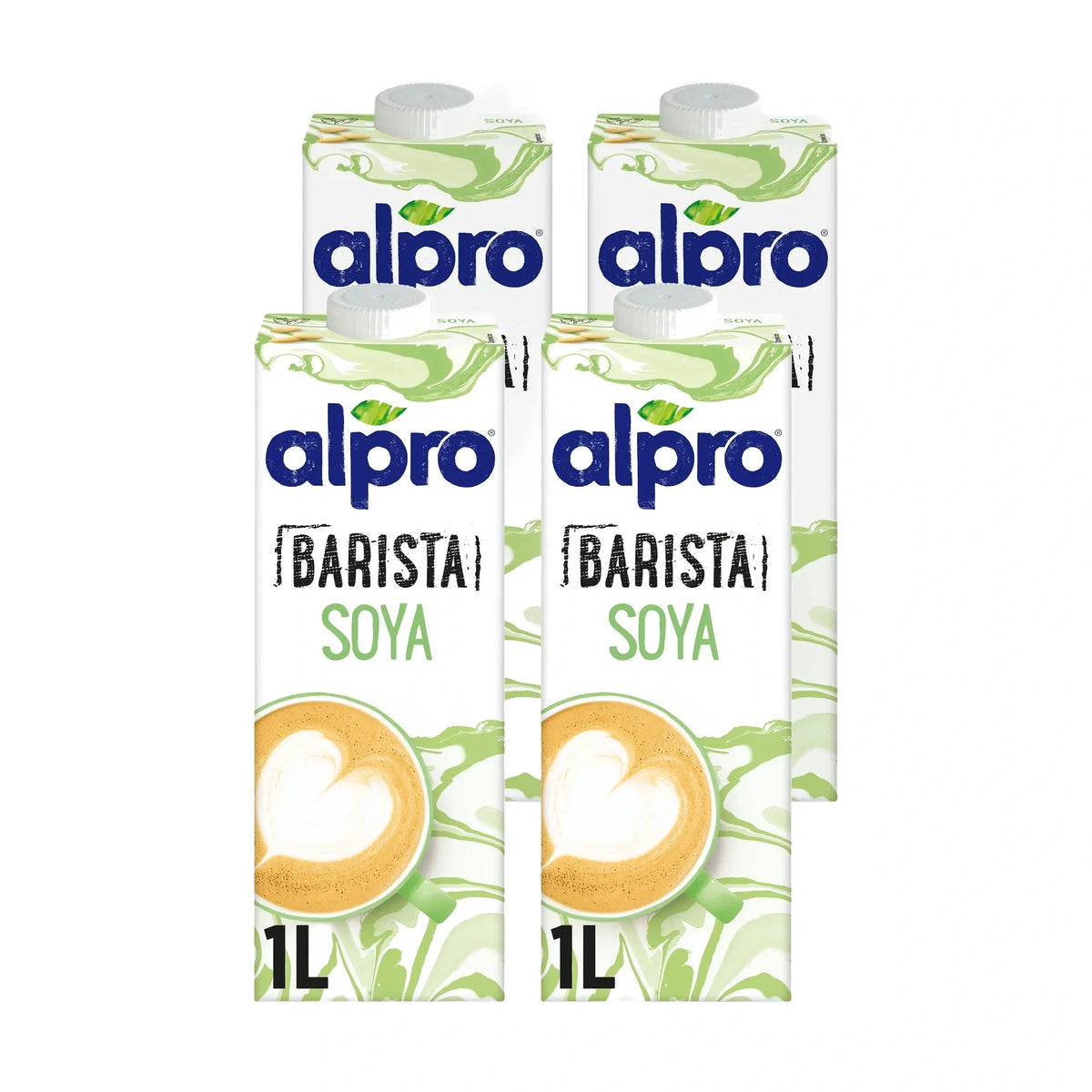 Alpro Barista Soya Drink, 4 × 1 L