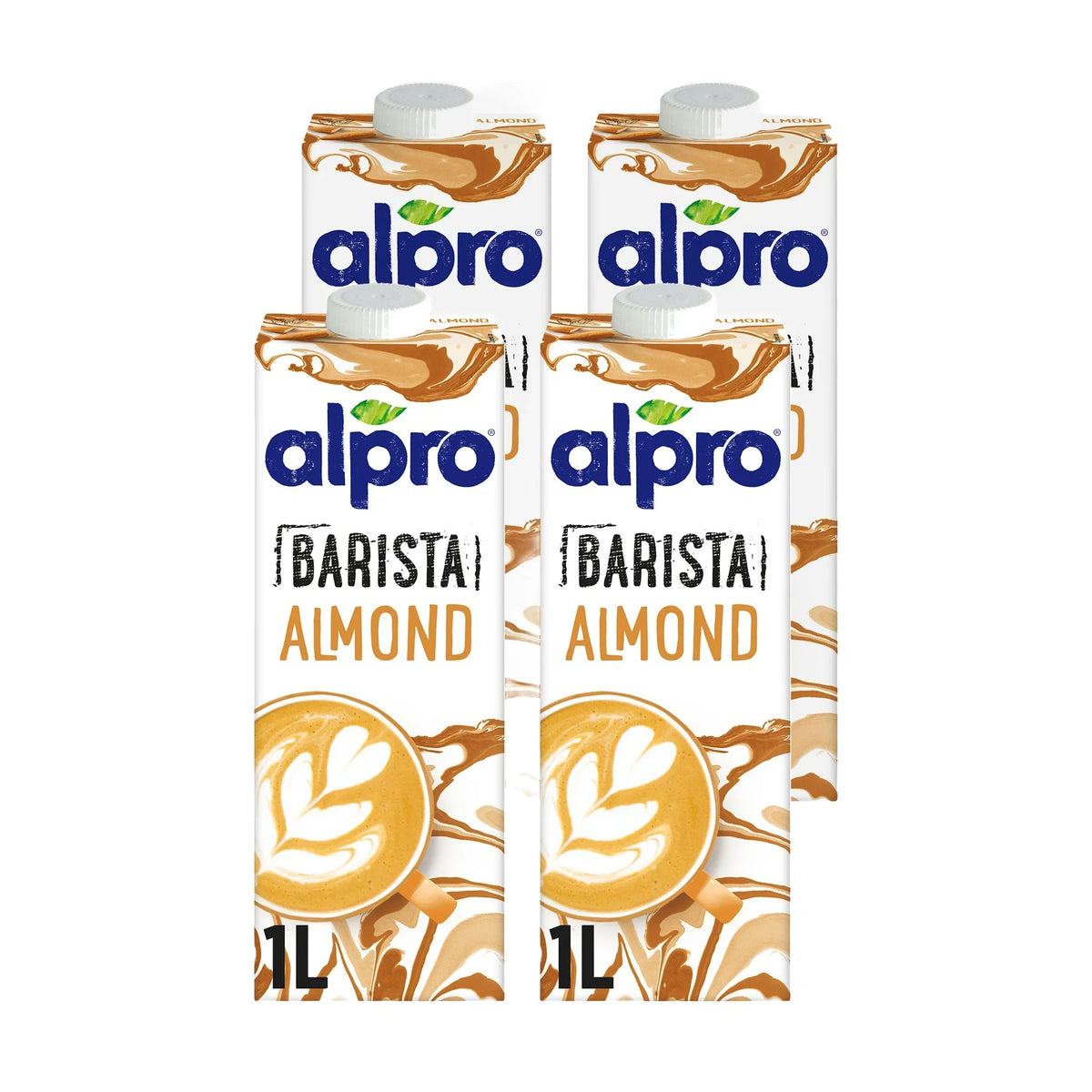 Alpro Barista Almond Drink, 4 × 1 L