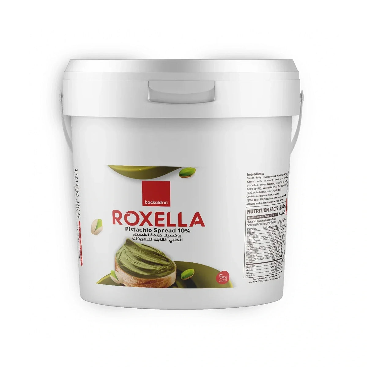 Backaldrin Pistachio Spread 10%, 5 kg