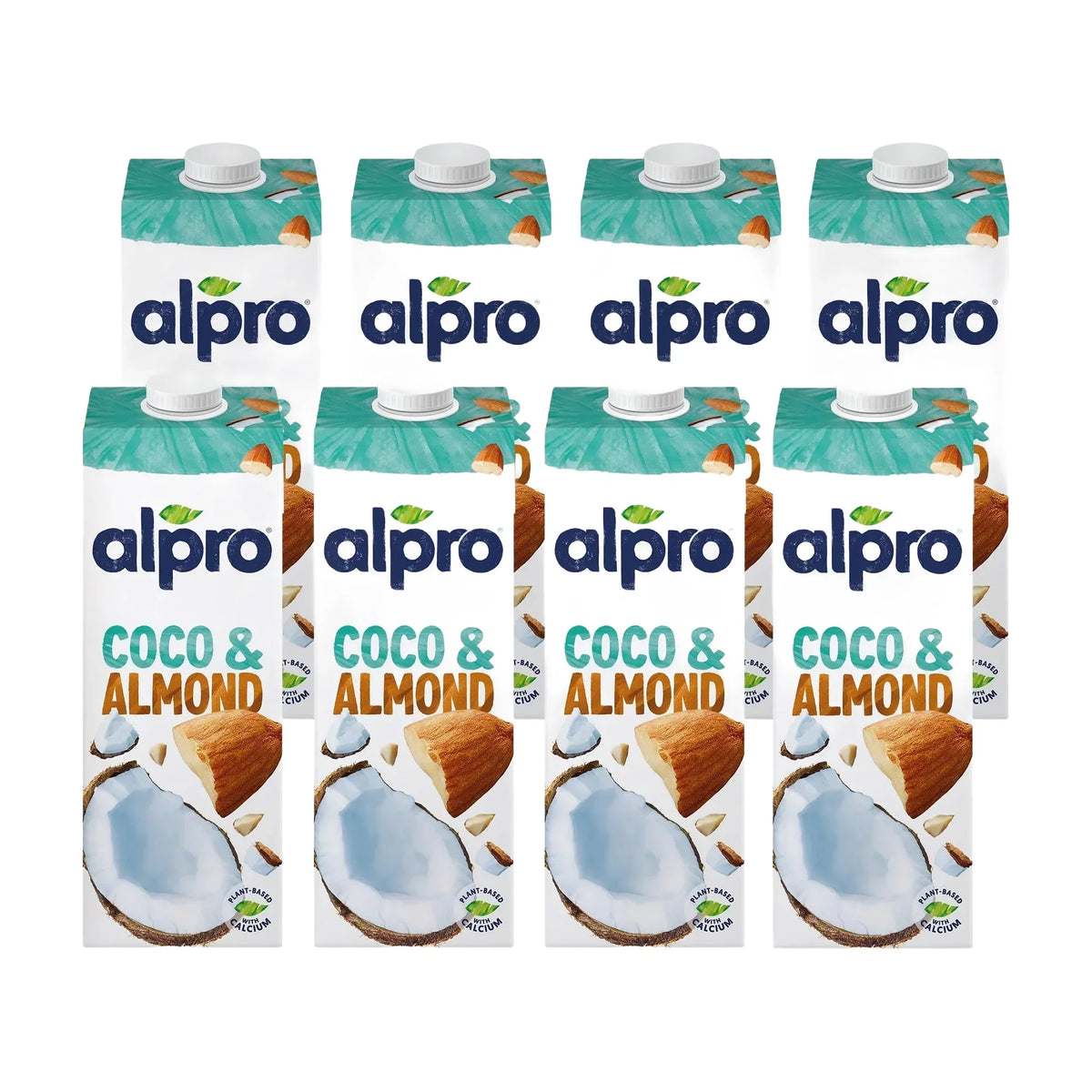 Alpro Coconut Almond Drink, 8 × 1 L