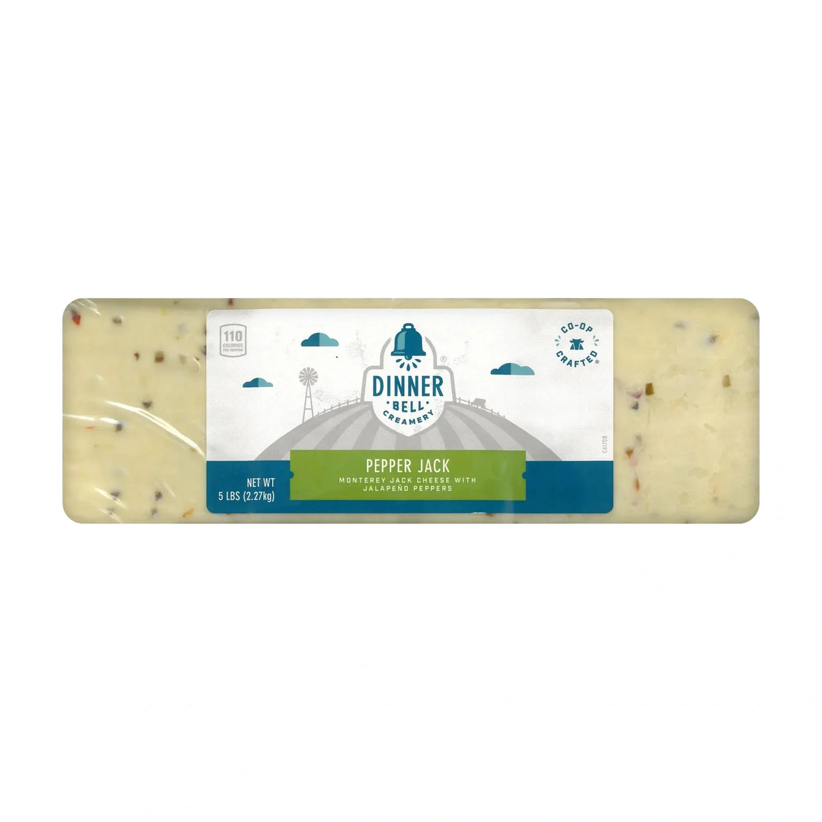 Dinner Bell Pepper Jack with Jalapeno, 2.27 kg