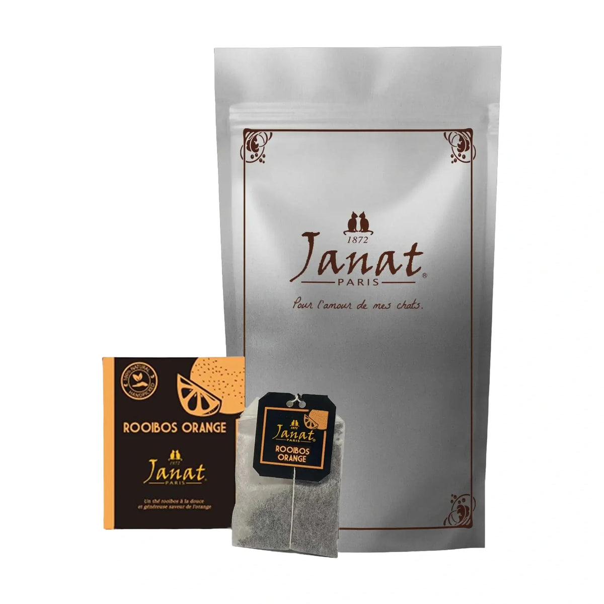 Janat Rooibos Orange Infusion, 100 Bags
