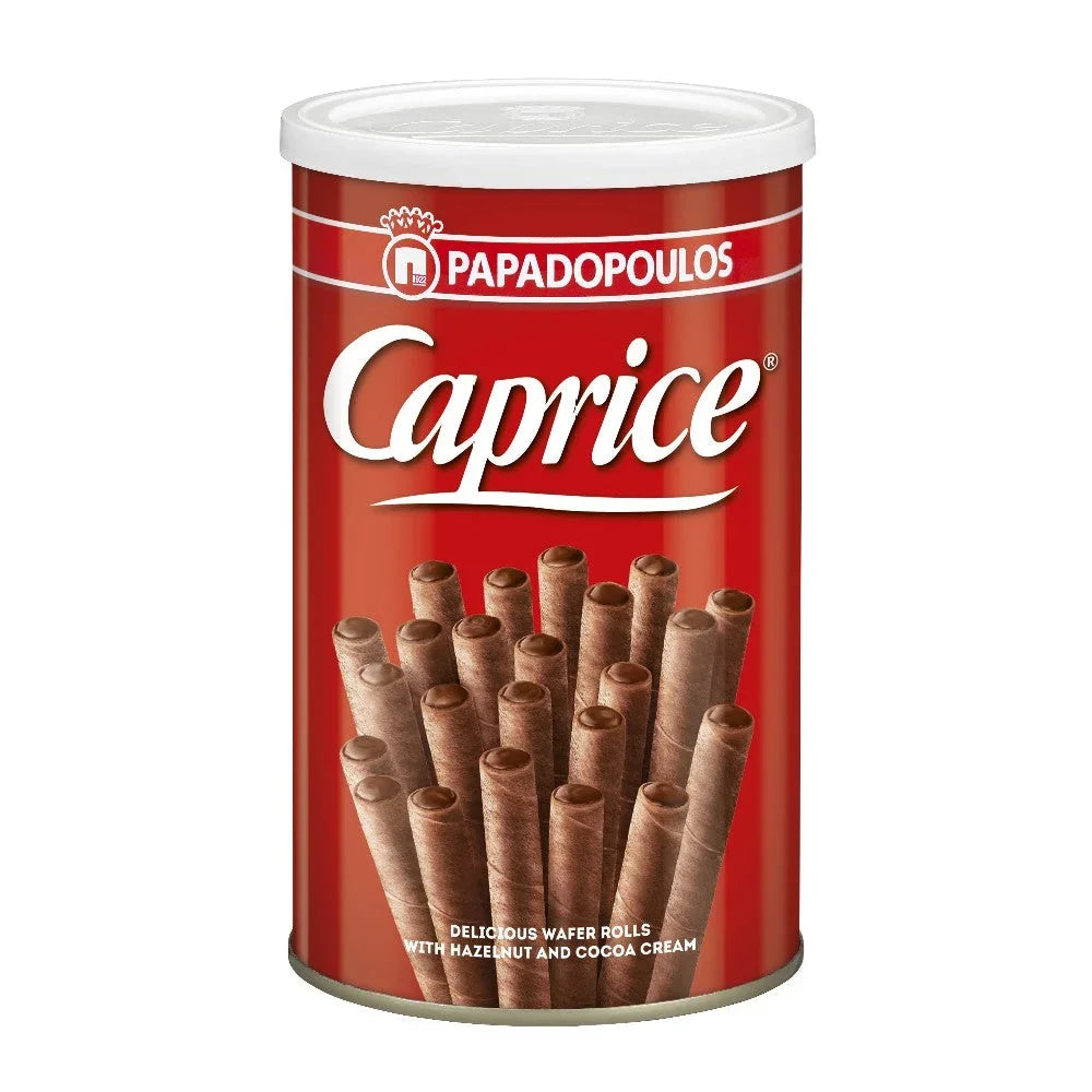 Caprice Classic Cocoa Hazelnut Wafer Rolls - 53g 6 x 53g