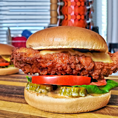Chick & Fil Spicy Chicken Burger 500G (3pcs)