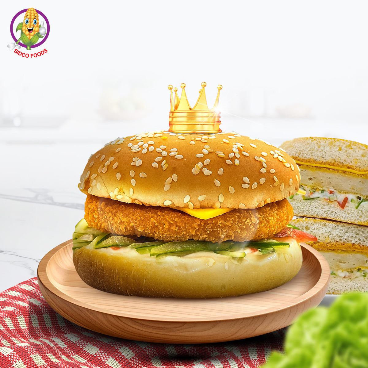 King’s Chicken Thigh Burger (3 pcs)