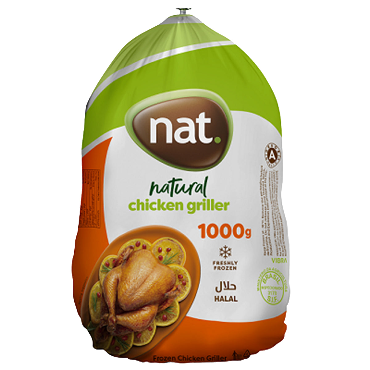 Chicken Whole 1000g Frozen Brazil