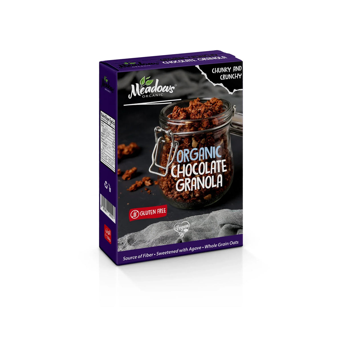 Meadows Organic Crunchy Granola Chocolate 320g