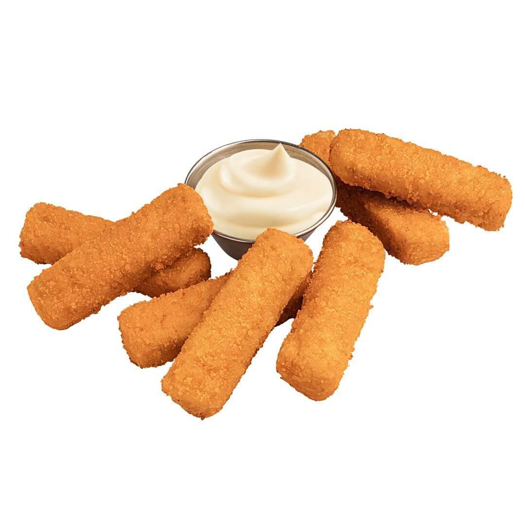 Crispy plant-based nuggets with dipping sauce from WELAZA UAE