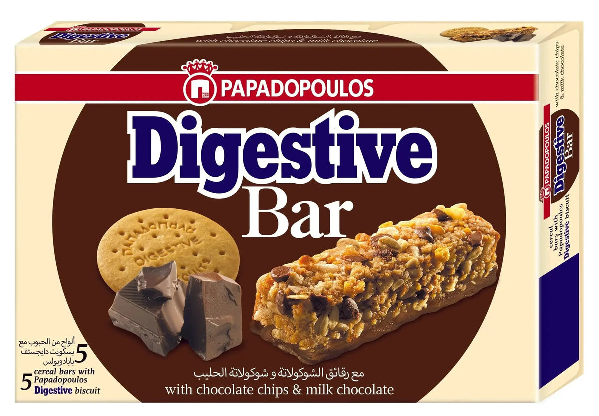 Digestive Chocolate Cereal Bars - 28g 5 x 28g