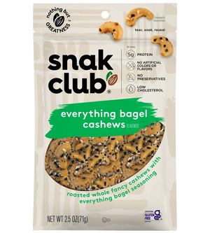 Snak Club Everything Bagel Cashews 71g | Welaza