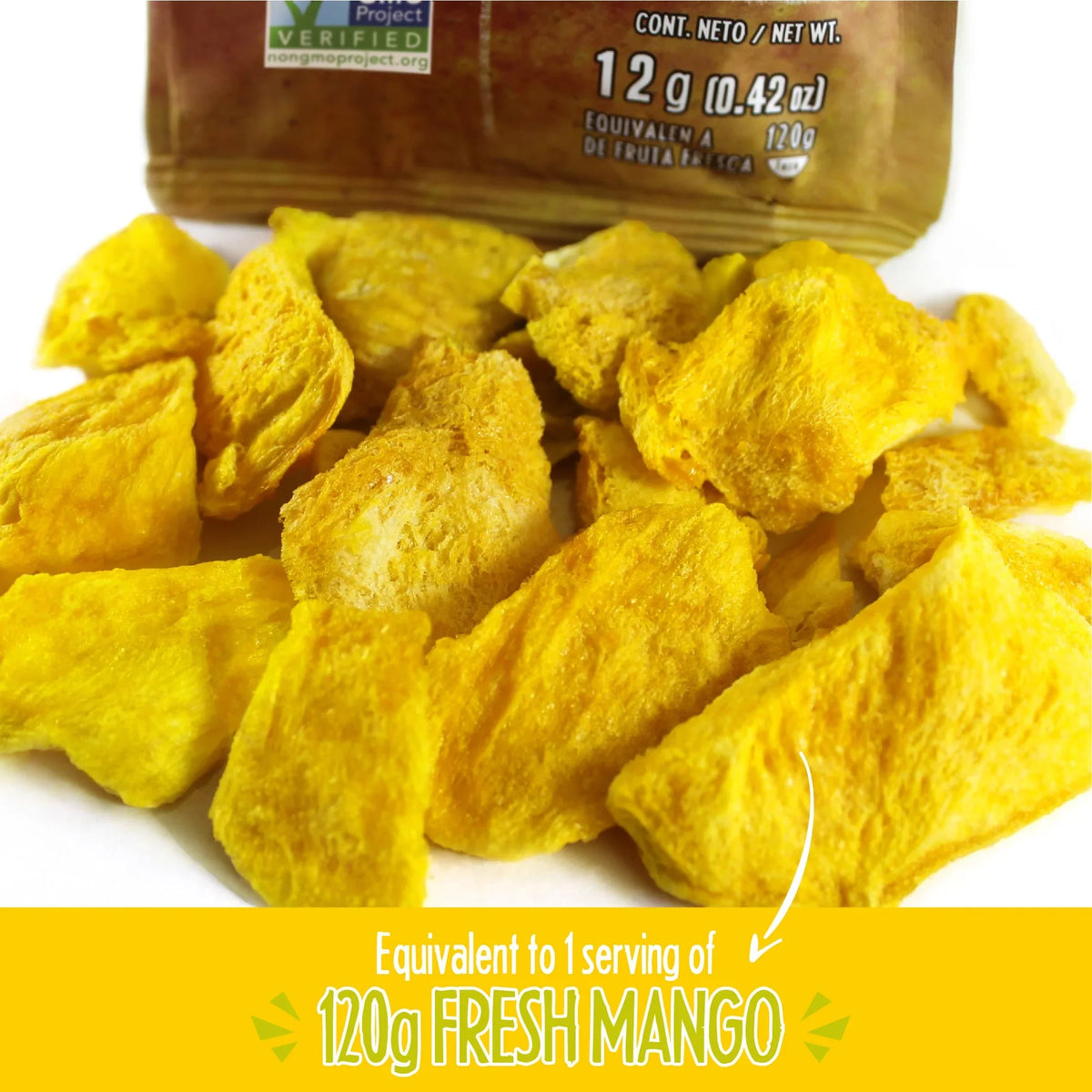 Etnico Mango Freeze Dried Fruits 12g