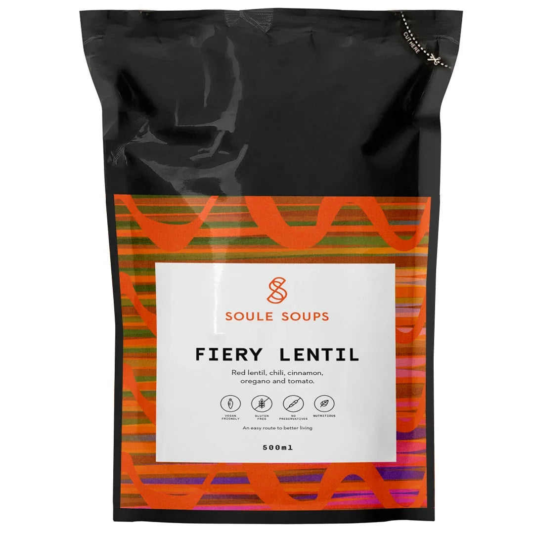 Soule Soups Fiery Lentil Soup 500ml | Welaza