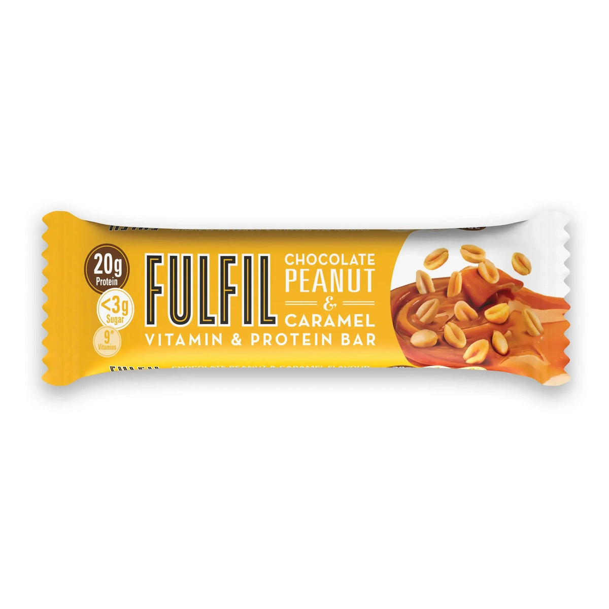 Fulfil Chocolate Peanut & Caramel - Vitamin and Protein Bar 55G