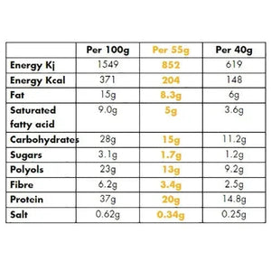 FulFil Chocolate Salted Caramel Vitamin and Protein Bar - 55G 15 x 55G
