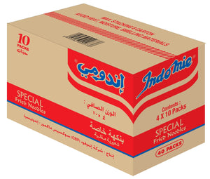 Indomie Special Instant Fried Noodles with Seasoning Powder and Sauce - 85g Pack of 40