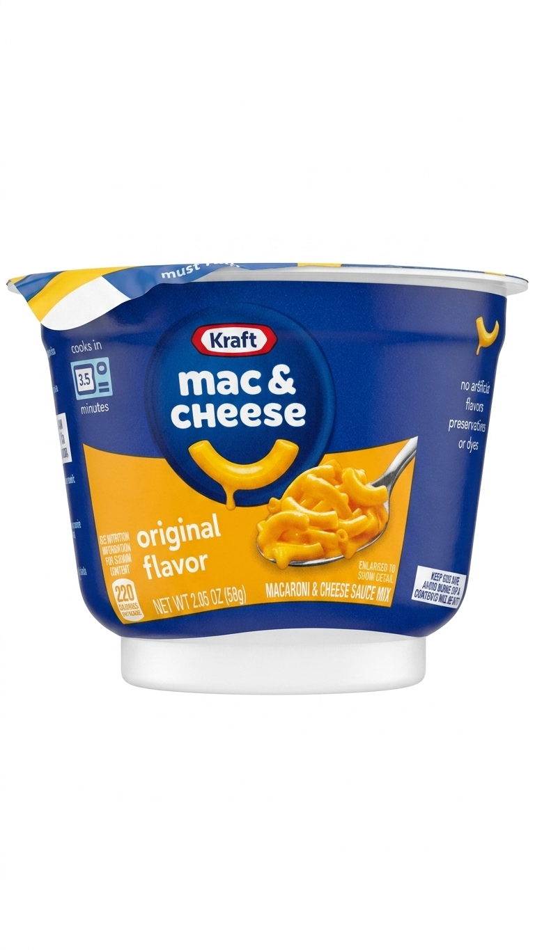 Kraft Original Macaroni and Cheese Easy Microwavable Dinner Cup - 58 g