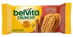 Belvita Crunchy 4 Breakfast Biscuits, Cinnamon Brown Sugar 50g
