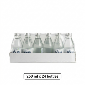 Aqua Viva Still Natural Mineral Water Glass bottle 250 ml x 24