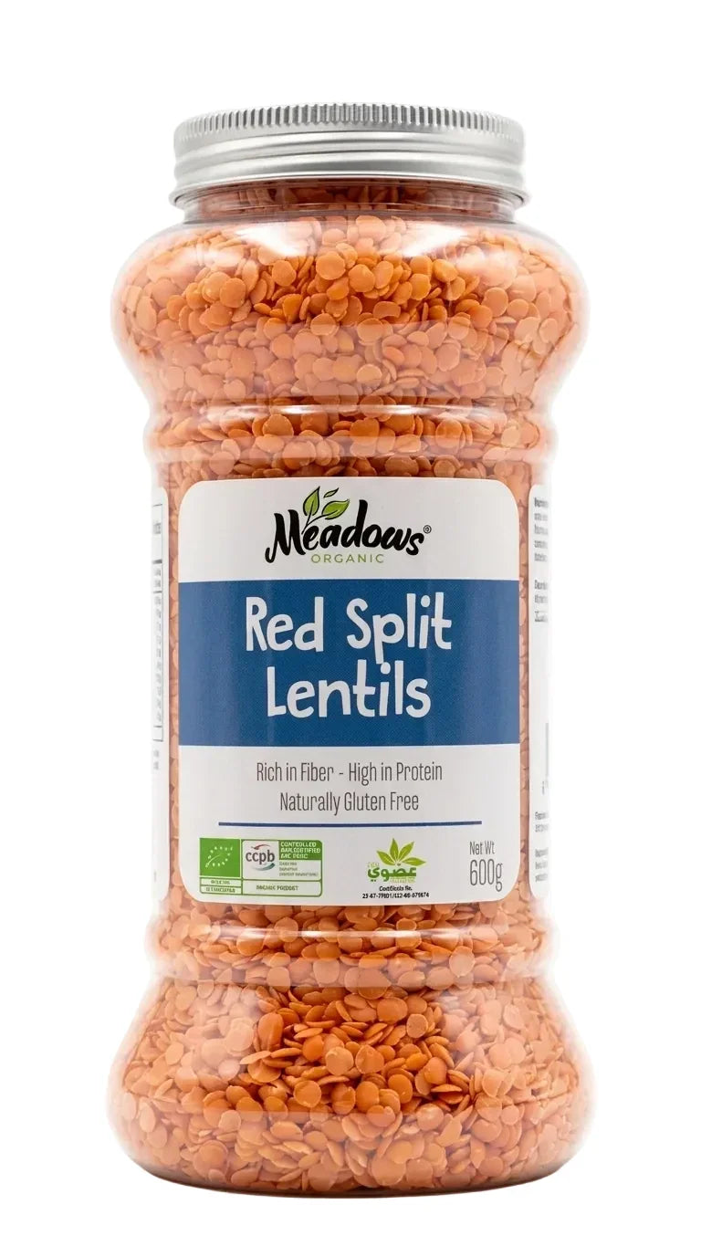 Meadows Organic Red Split Lentil 500g