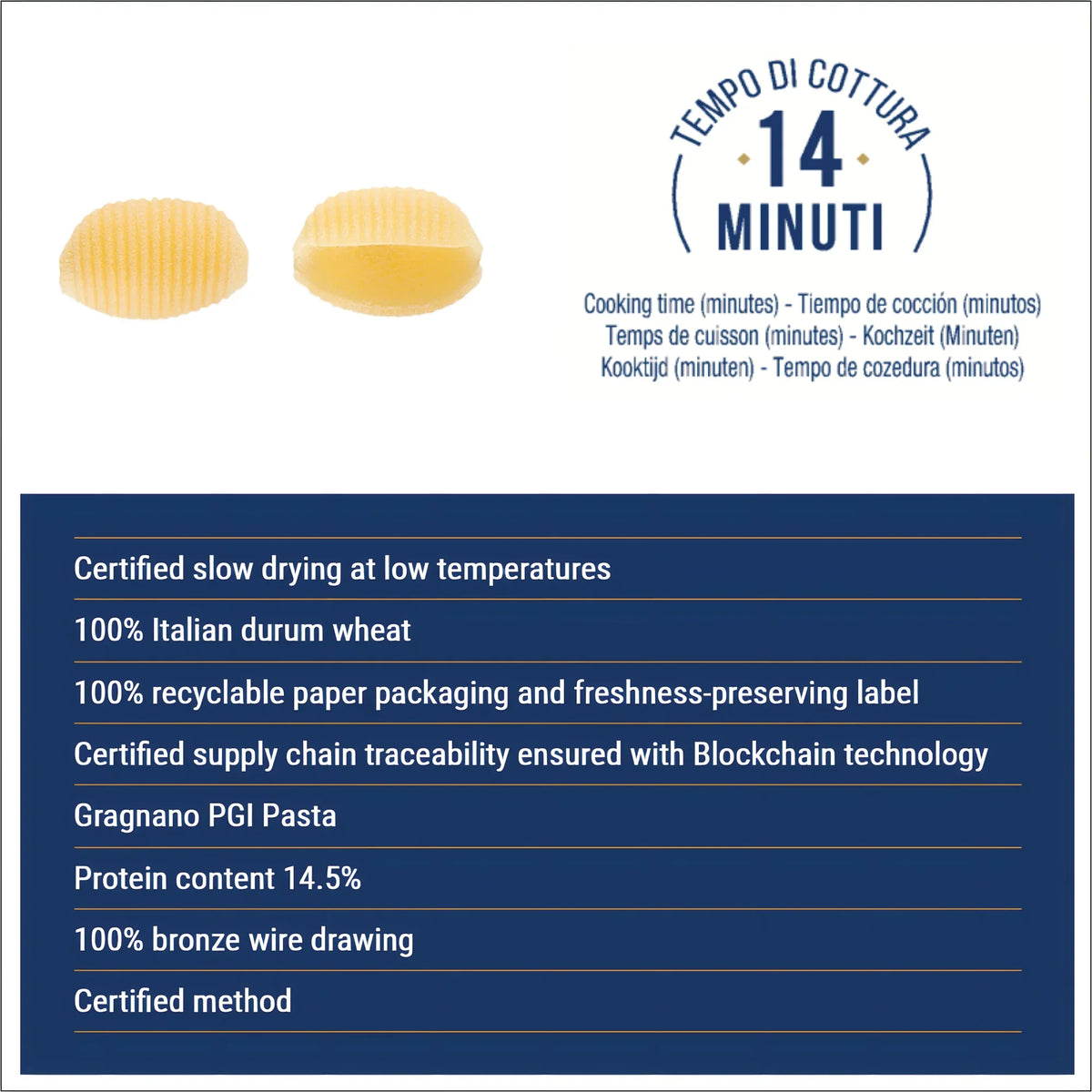 Liguori I.G.P Sardinian gnocchi Pasta 500g