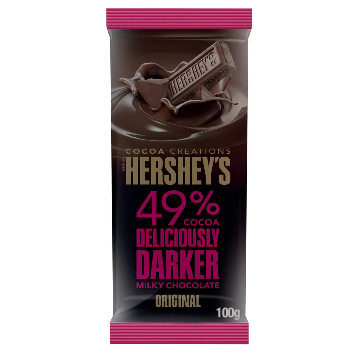 Hershey's 49% Darker Milk Chocolate Bar - 100gm