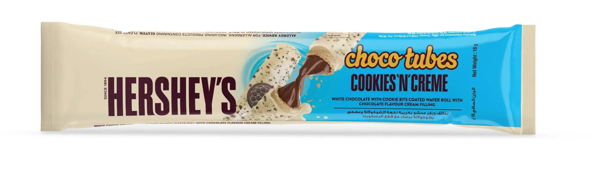 Hershey's Choco tubes Cookies 'N' Crème 18gm
