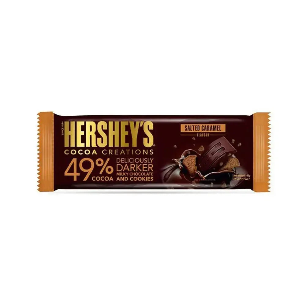 Hershey's Cocoa Creations Salted Caramel Flavour Delicious Darker Milky Chocolate