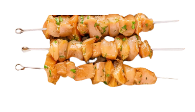 Chicken Marinated Ginger With Lemon - 3 Skewers, 300 g