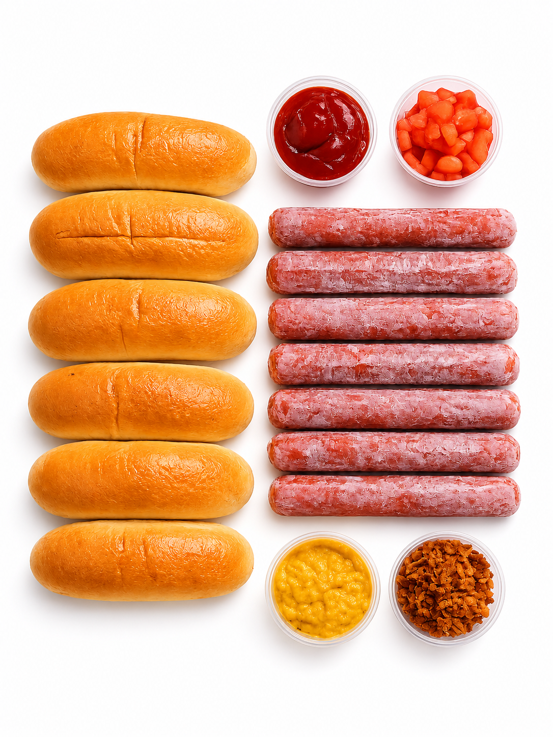 Beef Hotdog Kit - 6 Servings