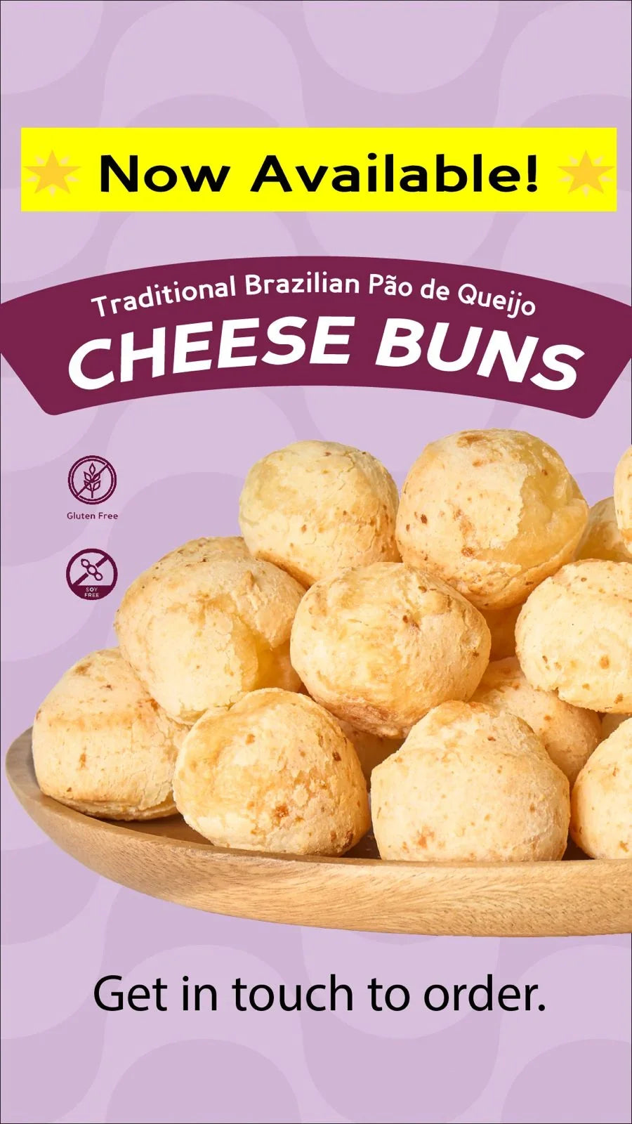 The Açaí Spot Frozen Cheese Buns - Pão de Queijo - 500g