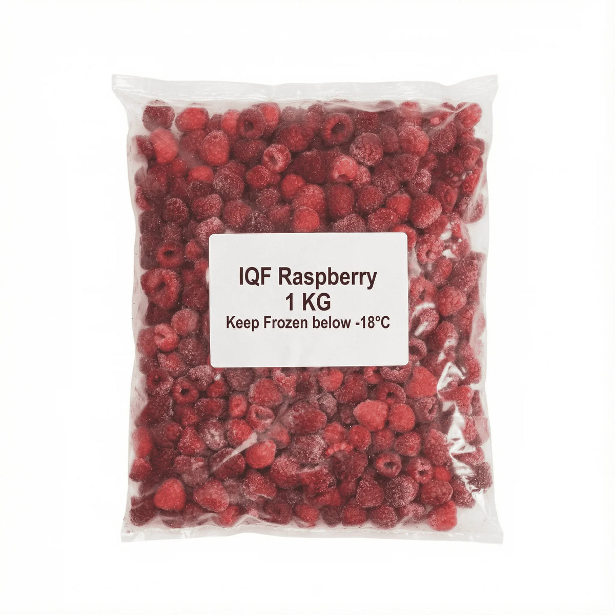 Raspberry IQF Frozen Fruits 1kg