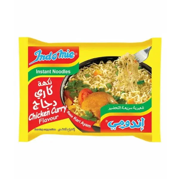Indomie Instant Noodles, Halal Certified, Chicken Curry Flavor - 75 g Pack of 5 - View 2 | Welaza