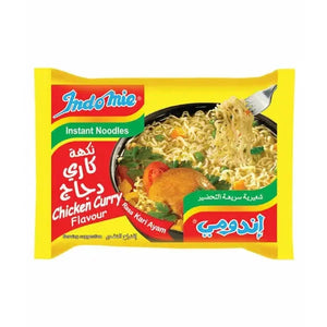 Indomie Instant Noodles, Halal Certified, Chicken Curry Flavor - 75 g Pack of 10