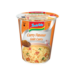 Indomie Instant Cup Noodles, Gout Curry Flavour with Seasoning Powder and Sauce  -60 g