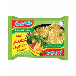 Indomie Soto Instant Noodles, Vegetable Flavour with Seasoning Powder and Sauce - 75 g Pack of 10