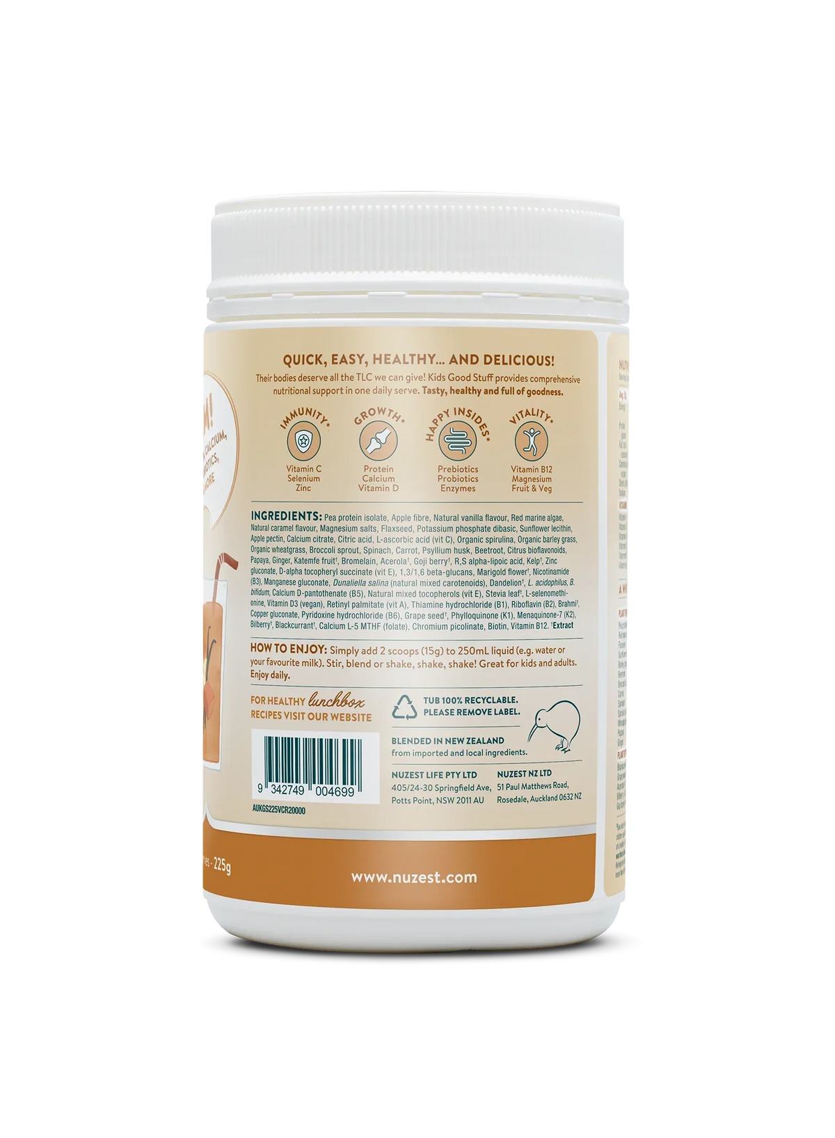 Nuzest Kids Good Stuff - Vanilla Caramel - View 2 | Welaza