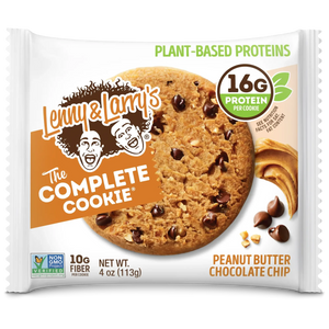 Lenny & Larry's Peanut Butter Chocolate Chip Complete Cookie, Plant Based Proteins, Non GMO,113gm