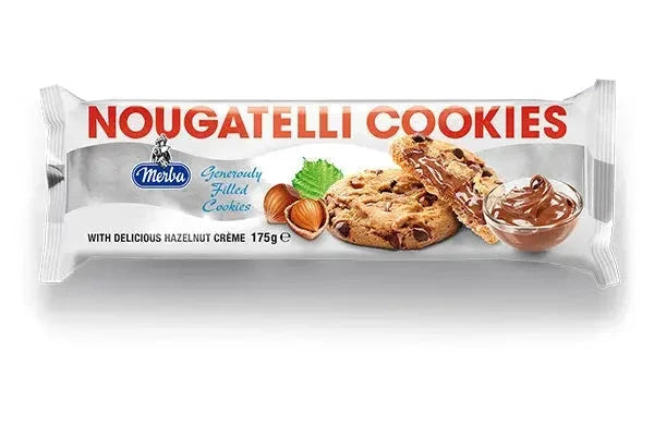 Merba Nougatelli Cookies 175g