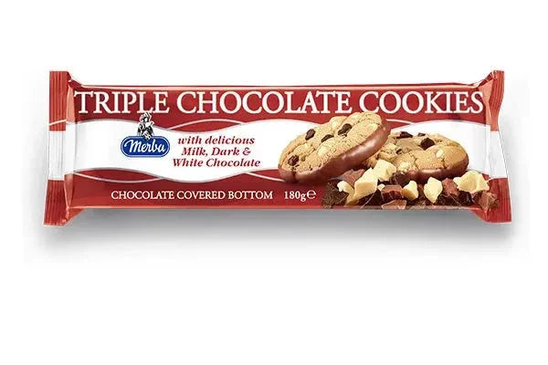 Merba Triple Chocolate Cookies 180g